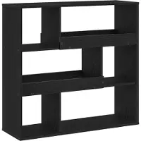 vidaXL Boekenkast 4-laags 100 x 33 x 94,5 cm Bewerkt hout Zwart Eiken