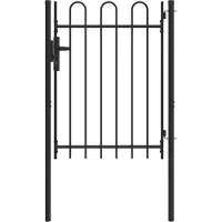 vidaXL Hekpoort BOXTEL 103 x 175 cm Gepoedercoat staal Grijs