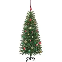 vidaXL Kunstkerstboom Groen 150 cm PE en PVC