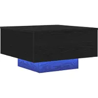 vidaXL Zwart eiken 55 x 55 x 31 cm Bewerkt hout