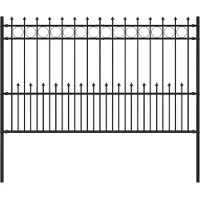 vidaXL Spijkeromheining HORST, 200 x 166 cm, gepoedercoat staal