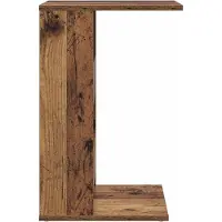 vidaXL Bijzettafel Oudhout 40 x 35 x 60,5 cm Bewerkt hout
