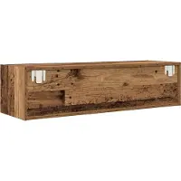 vidaXL TV Kast 100 x 31 x 25,5 cm Oud hout Bewerkt hout