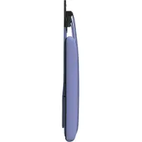 vidaXL Hangend hoofdbord Jeans Blauw Stof