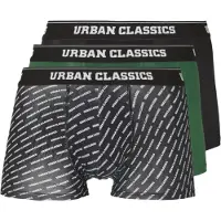 Urban Classics Boxershorts donkergroen / zwart / wit