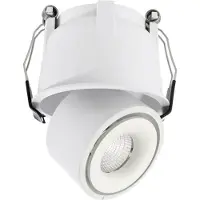 LIGHT IMPRESSIONS 565342 Uni II Mini LED-inbouwlamp Energielabel: G (A - G) LED vast ingebouwd 9 W Signaalwit (RAL 9003)
