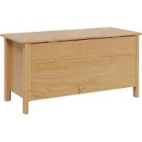vidaXL Opbergbox HILL Honing bruin 90 x 40 x 45 cm Massief grenenhout