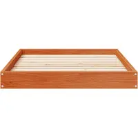 vidaXL Hondenbed 101,5 x 74 x 9 cm Massief vurenhout