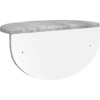 vidaXL Wandplank Muurmontage Beton Grijs 38 x 19 x 19 cm Bewerkt hout