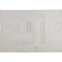 vidaXL Binnen- en buitenkleed PALMERAS Crème 170 x 120 cm Polyester
