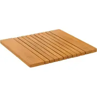 vidaXL Badmat Naturel 50 x 52 cm Massief Acacia Hout