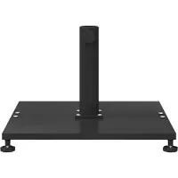 vidaXL Parasolstandaard, 25,95 kg, zwart, vierkant