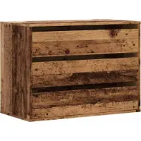 vidaXL Ladekast 80x41x58 cm bewerkt hout oud houtkleurig