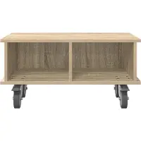 vidaXL TV Stand 68,5 x 35 x 35 cm Sonoma Eik Bewerkt hout