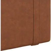 vidaXL Hangend hoofdbord Bruin Antiek PU