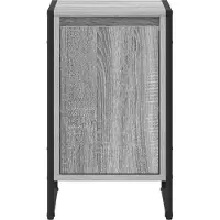 vidaXL Nachtkastje Grijs Sonoma 39,5 x 30 x 50 cm Bewerkt hout