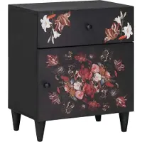 vidaXL Nachtkastje Multikleur 50 x 33 x 60 cm Massief Mango Hout