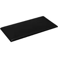 vidaXL Wand Hoofdbord 12 st 30 x 15 cm Zwart Stof