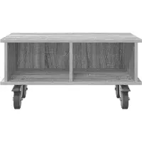 vidaXL TV Stand 68,5 x 35 x 35 cm Grijs Sonoma Bewerkt hout