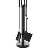 vidaXL 5-delige openhaardgereedschapset 18x56 cm staal