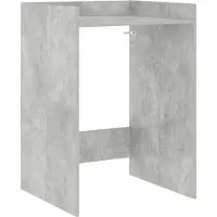 vidaXL Wasmachinekast Betongrijs 67,5 x 62 x 97 cm Bewerkt hout