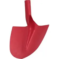 vidaXL Schep Hoofd Rood 39,5 x 27,5 cm Gepoedercoat staal