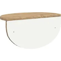 vidaXL Wandplank Muurmontage Artisan Eiken 38 x 19 x 19 cm