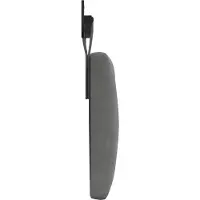vidaXL Hangend hoofdbord Met LED-verlichting Donkergrijs Fluweel