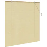 vidaXL Rolgordijn Natuur 150 x 160 cm Bamboe