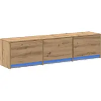 vidaXL TV Kast Artisan Eiken Bewerkt hout