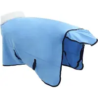 vidaXL Paardendeken Volledig Aqua 135 cm Polar fleece
