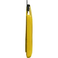 vidaXL Hangend hoofdbord Geel Fluweel