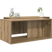 vidaXL Koffietafel Set 2 st Artisan Eiken 90 x 48 x 40 cm Bewerkt hout
