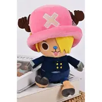 Sakami Merchandise One Piece pluche figuur, Chopper en Sanji, 25 cm