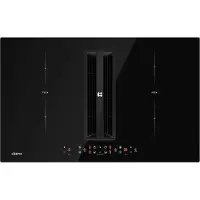 CIARRA One Ultra - 83 cm Inbouw Inductiekookplaat met Afzuiging en Plasma Filter - Alles in Een! - 2 flex zones