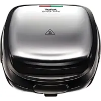 SEB SW341D12 - sandwichmaker - 700 W vermogen, roestvrijstalen platen met anti-aanbaklaag