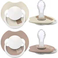 Difrax Fopspeen Prime Glow Dynamic 18+ mnd Ivory Blush 2 stuks