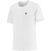 K-swiss Tennisshirt Men Hypercourt Print Crew 4 White-M