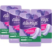 Always Discreet verband voor urineverlies dames normal - 4 x 12 verbanden