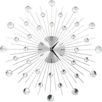 vidaXL Wandklok met quartz uurwerk, modern design, 50 cm