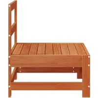 vidaXL Tuinstoel Midden Massief grenenhout Waskleur Bruin