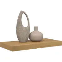 vidaXL Wandplank Muurmontage Bruin 50 x 23,5 x 3,8 cm Bewerkt hout