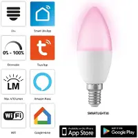 Alecto SMARTLIGHT30 Wi-Fi slimme LED-lamp 5 W wit