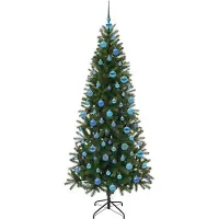 vidaXL Kunstkerstboom Groen 180 cm PE en PVC