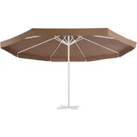 vidaXL Vervangingsdoek voor parasol 515 cm zandkleurig