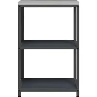 vidaXL Keukenplankeenheid HATTEM Antracietkleurig 60 x 50 x 92 cm