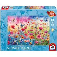 Schmidt - Legpuzzel - Klaprozenveld - 1000 stukjes - Volwassenen - vanaf 12 jaar