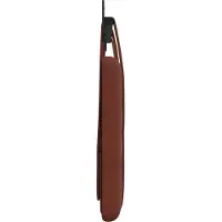 vidaXL Hangend hoofdbord Glanzend Bruin Antiek PU