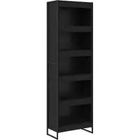 vidaXL Boekenkast 60 x 30 x 189,5 cm Bewerkt hout Zwart Eiken