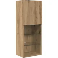 vidaXL TV Wandmeubels 6 st Artisan Eiken Bewerkt hout